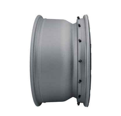 Rebound Pro 17 X 8.5 / 8 X 170 6MM Offset 5 Inch Backspace Charcoal W/ Black Ring, ICON Alloys