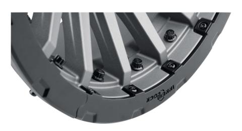 Rebound Pro 17 X 8.5 / 8 X 170 6MM Offset 5 Inch Backspace Charcoal W/ Black Ring, ICON Alloys