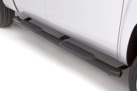 5 Inch Oval Curved Nerf Bars Black 1999-2016 Ford F-250/F-350/F-450 Super Duty Standard Cab Lund