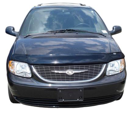 Bugflector II Hood Shield Dark Smoke for 2001-2007 Dodge Caravan/Chrysler Town &amp; Smoke AVS