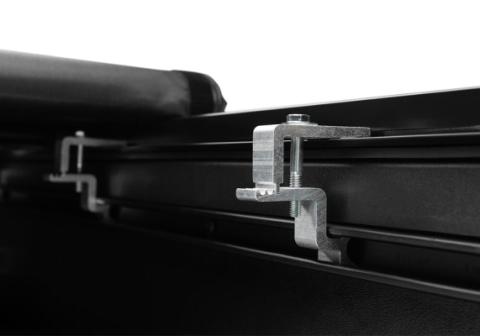 TruXport Tonneau Cover Black 2007-2013 Toyota Tundra 8 Foot Bed with Deck Rail System Truxedo