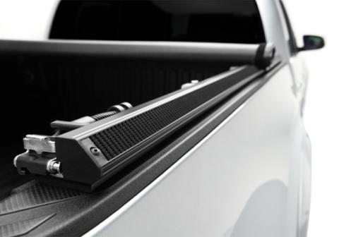 TruXport Tonneau Cover Black 2007-2013 Toyota Tundra 8 Foot Bed with Deck Rail System Truxedo