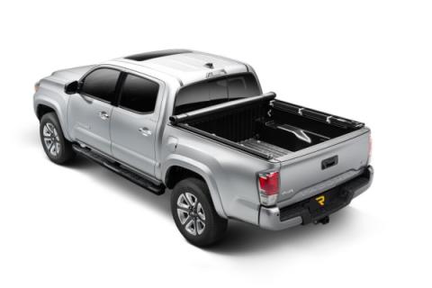 TruXport Tonneau Cover Black Compatible with Cargo Channel System 2007-2013 Toyota Tundra with Track System 5 Foot 6 Inch Bed Truxedo