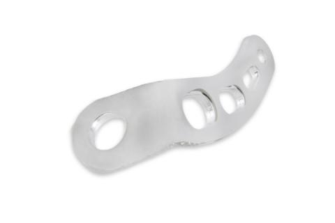 Chrome Throttle Spring Bracket Universal Design For Most Cars with a Throttle Cable Mr Gasket