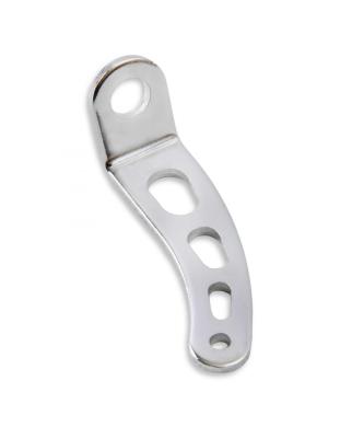 Chrome Throttle Spring Bracket Universal Design For Most Cars with a Throttle Cable Mr Gasket
