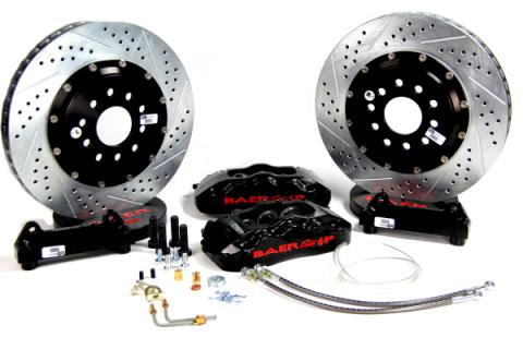 Brake System 14 Inch Front Pro+ Black 91-93 GMC Syclone/Typhoon BAER Brakes