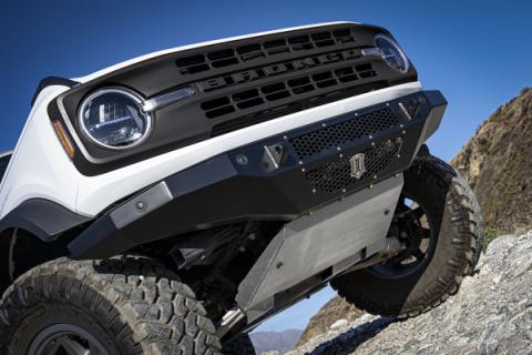 21-26 Ford Bronco Trail Series Front Bumper ICON Impact Series Offroad Armor