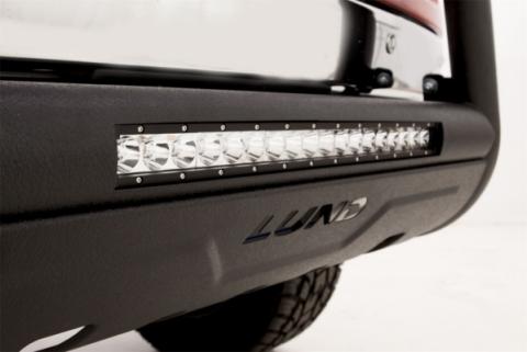 Bull Bar with LED Light Bar Black 2011-2019 Silverado/Sierra 2500 HD/3500 HD Lund