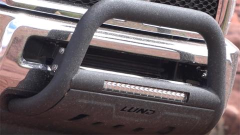 Bull Bar with LED Light Bar Black 2019-2024 Ram 1500 Lund