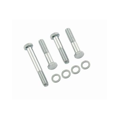 Water Pump Bolts Chrome Fits 1955-1968 Chevrolet 265-350 Gen I Small Block with Short Water Pump Mr Gasket