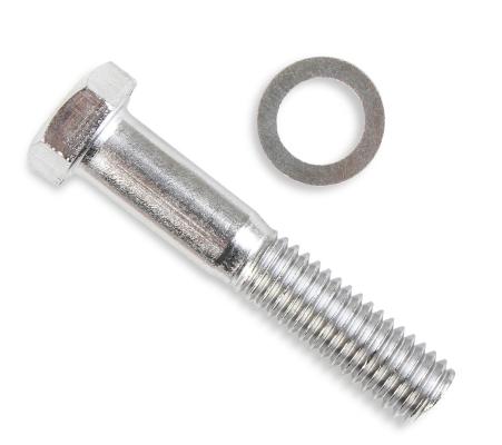 Water Pump Bolts Chrome Fits 1969-2002 Chevrolet 262-400 Small Block &amp; 1969-1990 396-454 Big Block with Long Water Pump Mr Gasket