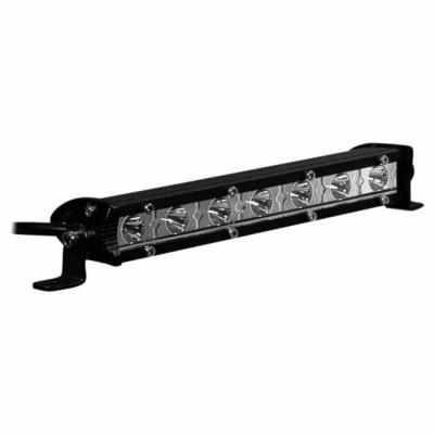 Ultra Slim Single Row Light Bar 7.25 Inch 8 degree spot beam pattern AJK Offroad