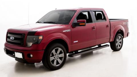 Ventvisor/Bug Shield Combo for 2011-2016 Ford F-250 Super Duty/F-350 Super Duty Crew Cab Pickup Matte Black Finish AVS