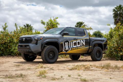 2024-2025 Toyota Tacoma 0-1 Inch Lift Rear V.S. 2.0 Aluminum Series Shock Absorber Internal Reservoir Icon Vehicle Dynamics