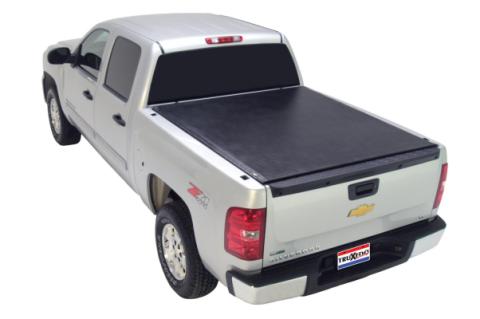 Lo Pro Tonneau Cover Black 2007-2013 Silverado/Sierra 5 Foot 9 Inch Bed with Cargo Management System Truxedo