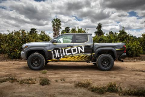 2024-2025 Toyota Tacoma V.S. 2.5 Series Coilover Kit Remote Reservoir W/ CDXS Pair Icon Vehicle Dynamics