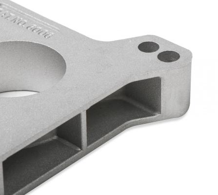 Carburetor Spacer Kit 1 Inch Ported Center This Die-Cast Aluminum Carburetor Spacer Kit Fits Holley &amp; Carter with a 1 Inch Ported Center Mr Gasket