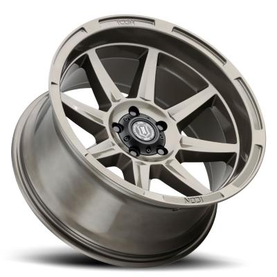 Bandit 20X10 / 6 X 5.5 / -24MM / 4.5 Inch Back Space Gloss Bronze, ICON Alloys