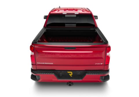RetraxOne MX Retractable Tonneau Cover Matte One Piece Polycarbonate Finish 2019-2026 GMC Sierra (with CarbonPro Bed) 5' 9 inch Bed without Stake Pockets Standard Rails