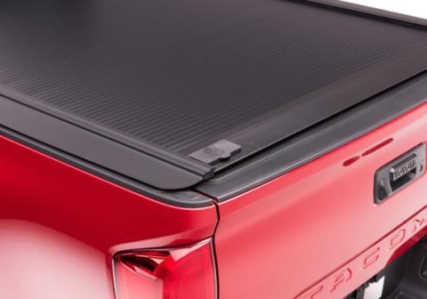 RetraxOne MX Retractable Tonneau Cover Matte One Piece Polycarbonate Finish 2007-2021 Toyota Tundra Regular/Double Cab 6' 6 inch Bed without Deck Rail System without Stake Pockets