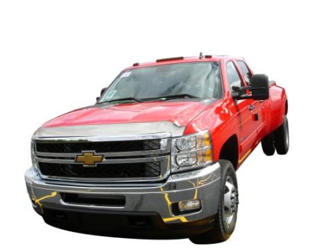 Aeroskin Hood Protector for 2011-2014 Silverado 2500/3500 Chrome AVS