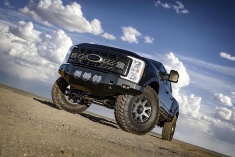 2023-2025 Ford F-250/F-350 Super Duty 4WD Diesel 4.5 Inch Lift Front Dual Rate Coil Spring Kit Icon Vehicle Dynamics