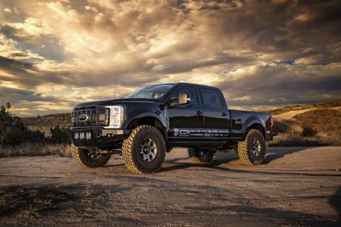 2023-2025 Ford F-250/F-350 Super Duty 4WD Gas 4.5 Inch Lift Front Dual Rate Coil Spring Kit Icon Vehicle Dynamics