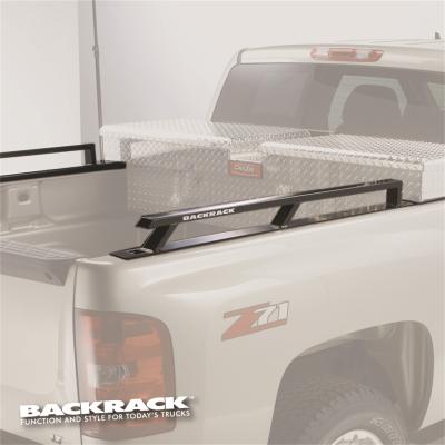 Truck Bed Side Rails For Use w/Tool Box 21 Inch 6.7 Foot Bed 15-24 Ford F-150 Aluminum Body Backrack