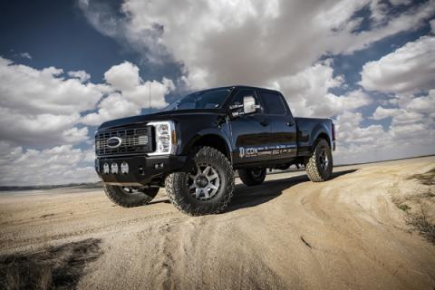 2017-2025 Ford Super Duty 0-2 Inch Lift Rear V.S. 2.0 Aluminum Series Shock Remote Reservoir Icon Vehicle Dynamics