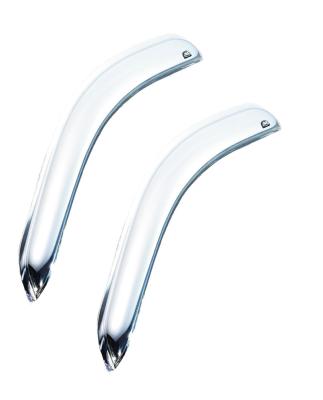 Ventvisor Deflector for 2004-2008 Ford F-150 Fx4/F-150/F-150 The 60TH Standard Cab Pickup Chrome Outside Mount 2 Piece AVS