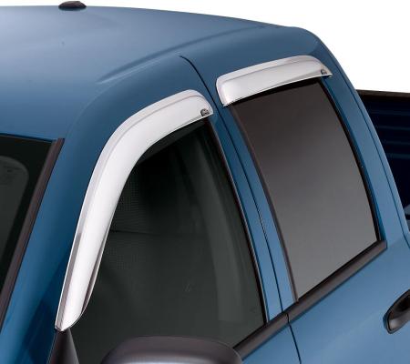 Ventvisor Deflector for 2010-2017 GMC Terrain Chrome Outside Mount 4 Piece AVS