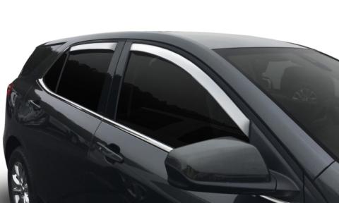 Ventvisor Deflector for 2017-2022 Kia Sportage Chrome Outside Mount 4 Piece AVS