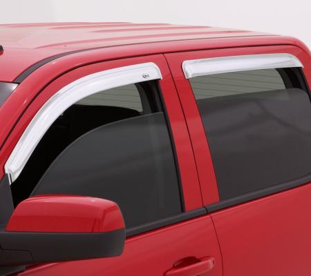Ventvisor Deflector for 2015-2020 Cadillac Escalade Esv and More Chrome Outside Mount 4 Piece AVS