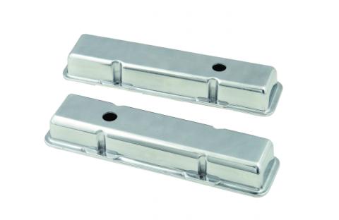 Aluminum Short-Style Valve Covers Fits 1960-1986 Chevrolet 262-400 Gen I Small Block Mr Gasket