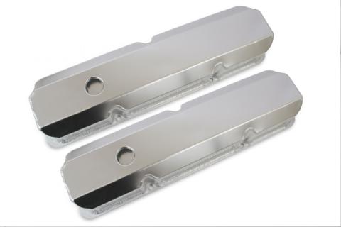 Fabricated Aluminum Valve Covers Silver Finish Fits 1958-1976 Ford 332-428 FE Engines Mr Gasket