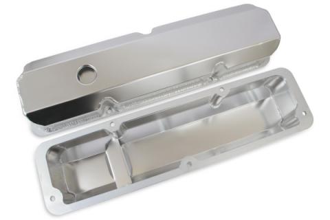Fabricated Aluminum Valve Covers Silver Finish Fits 1958-1976 Ford 332-428 FE Engines Mr Gasket