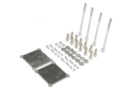 Cast Aluminum Tall Valve Covers Polished Fits 1971-1982 Ford 351C, 351/400M Mr Gasket