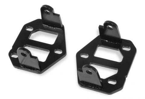 Engine Mount Brackets 1982-2004 GM S-10, Sonoma LS Swap Engine Mounting Brackets Hooker BlackHeart