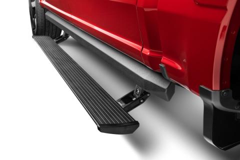 PowerStep XL Electric Running Boards Plug N Play System For 2014-2018 Silverado/Sierra 1500 (Incl 2019 Silverado LD/Sierra Limited) 2015-2019 Silverado/Sierra 2500/3500 Gas Only Crew Cab AMP Research