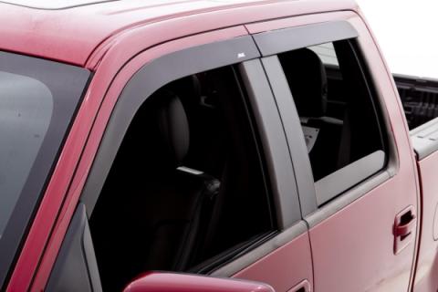 Ventvisor Deflector for 2005-2015 Toyota Tacoma Double Cab Pickup Matte Black Low Profile Outside Mount 4 Piece AVS