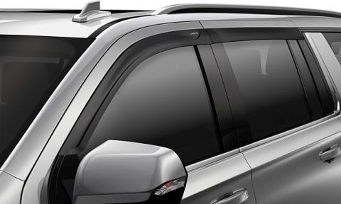 Ventvisor Deflector for 2021-2025 Cadillac Escalade Esv and More Matte Black Low Profile Outside Mount 4 Piece AVS