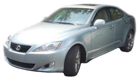 Ventvisor Deflector for 2006-2013 Lexus Is250/Is350 Smoke w/Chrome Trim Low Profile 4 Piece AVS