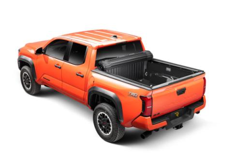 Revolver X4ts Hard Rolling Truck Bed Cover 2016-2023 Toyota Tacoma 6 Foot 2 Inch Bed with Deck Rail System BAK