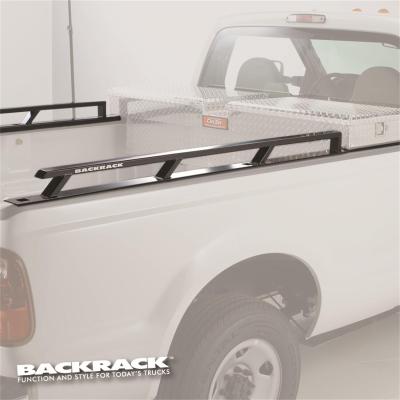 Truck Bed Side Rails For Use w/Tool Box 21 Inch 99-16 Ford F-250/F-350/F-450 Super Duty Super Duty Backrack