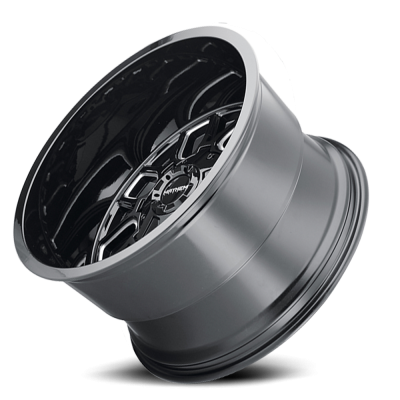Mayhem Offroad Wheels Cogent 8107 GB 20x9 Milled Spokes Gloss Black 0 Off Set 5 Lug 5 BSM 110 Bore Cast Aluminum