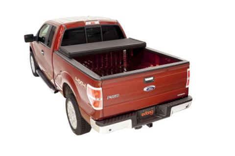 Solid Fold 2.0 Tonneau Cover Black Textured Paint 2009-2014 Ford F-150 5' 7 inch Bed Extang
