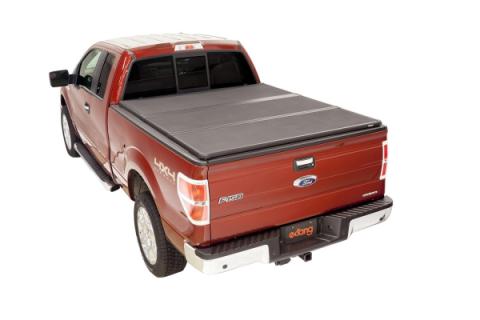 Solid Fold 2.0 Tonneau Cover Black Textured Paint 2004-2014 Ford F-150/2006-2008 Lincoln Mark LT 5' 6 inch Bed Extang