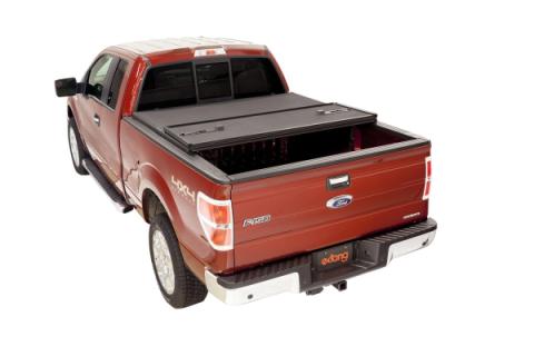 Solid Fold 2.0 Tonneau Cover Black Textured Paint 2004-2014 Ford F-150/2006-2008 Lincoln Mark LT 5' 6 inch Bed Extang