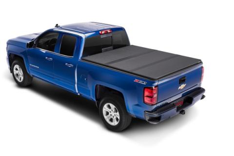 Solid Fold 2.0 Tonneau Cover Black Textured Paint 1999-2006 (2007 Classic) Silverado/Sierra 6' 6 inch Bed Extang