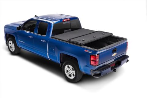 Solid Fold 2.0 Tonneau Cover Black Textured Paint 1999-2006 (2007 Classic) Silverado/Sierra 6' 6 inch Bed Extang